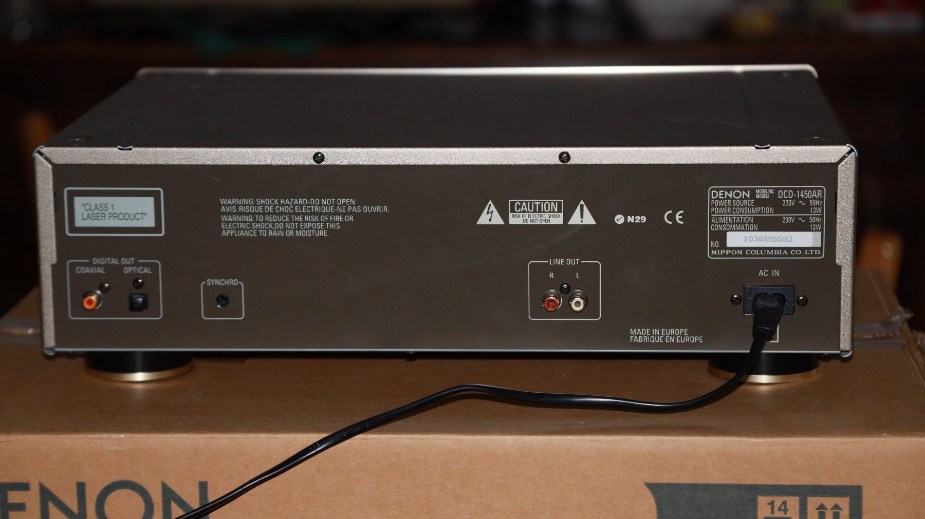 Sistemi audio & multimediali: Lecteur CD Denon 1450 AR – Usato da La Chaux-de-Fonds venduto da dedelevert 4