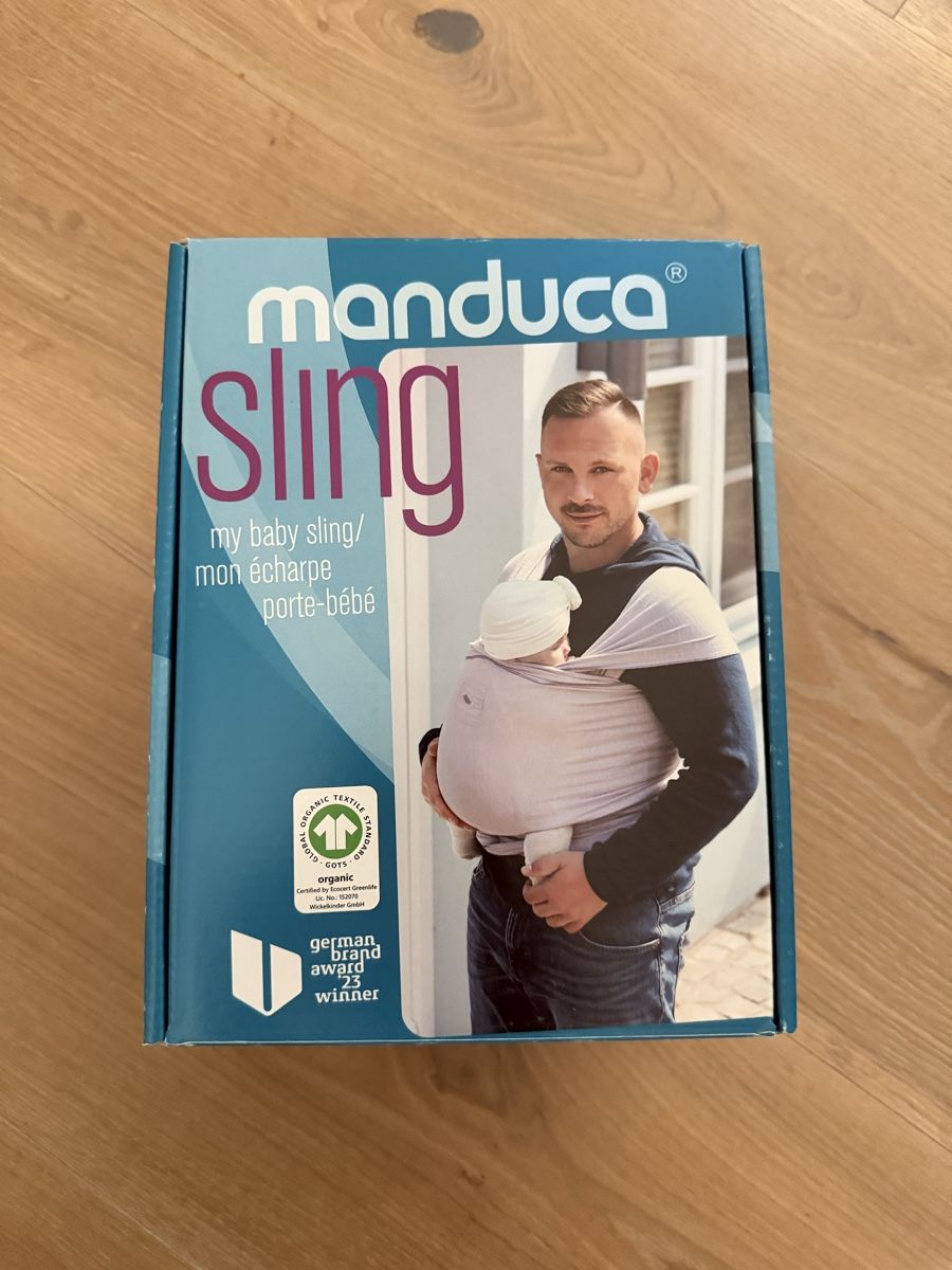 Manduca Bauch- & Rückentragen: Manduca Sling Tragetuch black – Gebraucht aus Einsiedeln von zie_p9vl