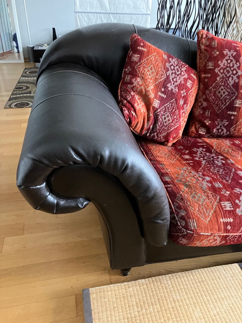 Sofas: Sofa im Ethno-Look / Kolonialstil – D'occasion à Winterthur par Seepferdchen63 2