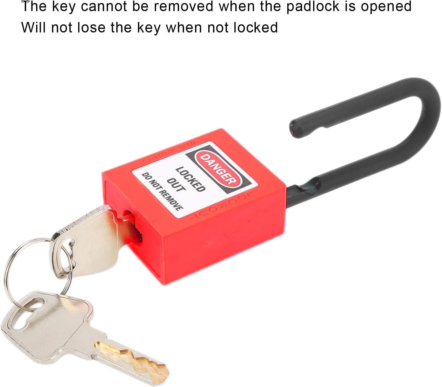 Schlösser: Lockout Tagout Schloss 10er Set Rot 38mm – Neu und originalverpackt aus Suhr von SchnapperCH 1