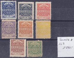 Samoa 1 à 7 neufs * 1'290.-
