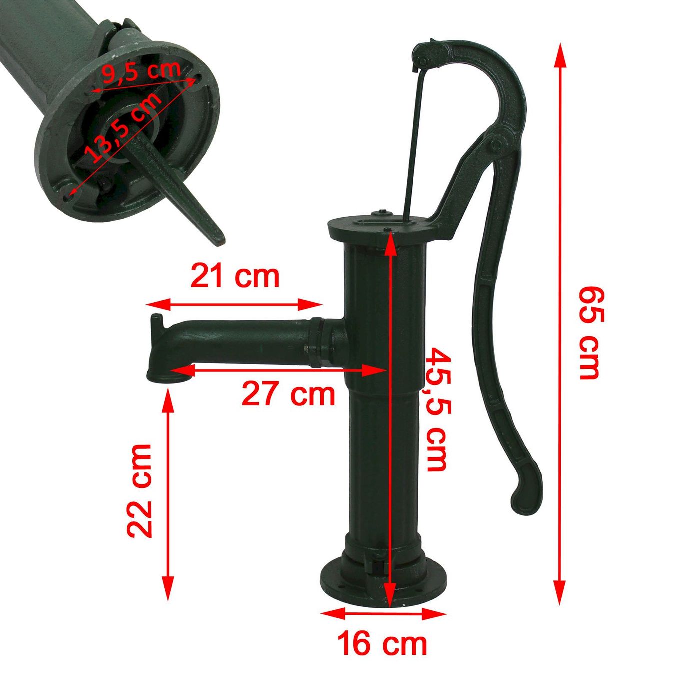 Altre Decorazioni per giardino: Schwengelpumpe + Pumpenständer – Nuovo e nell'imballaggio originale da Bottighofen venduto da zaap 2
