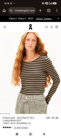 NEU Armedangels Shirt, Gr. XS, gestreift