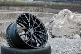 Satz Barracuda Project 3 20 Zoll Matt-Schwarz gefräst