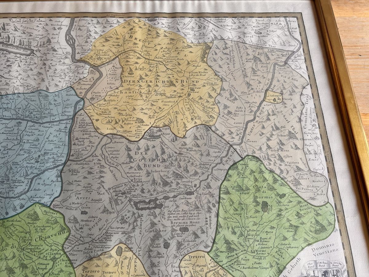 Foto & Immagini: Alte Karte Rhaetia (15) – Usato da Glattfelden venduto da maa_qcj8 5