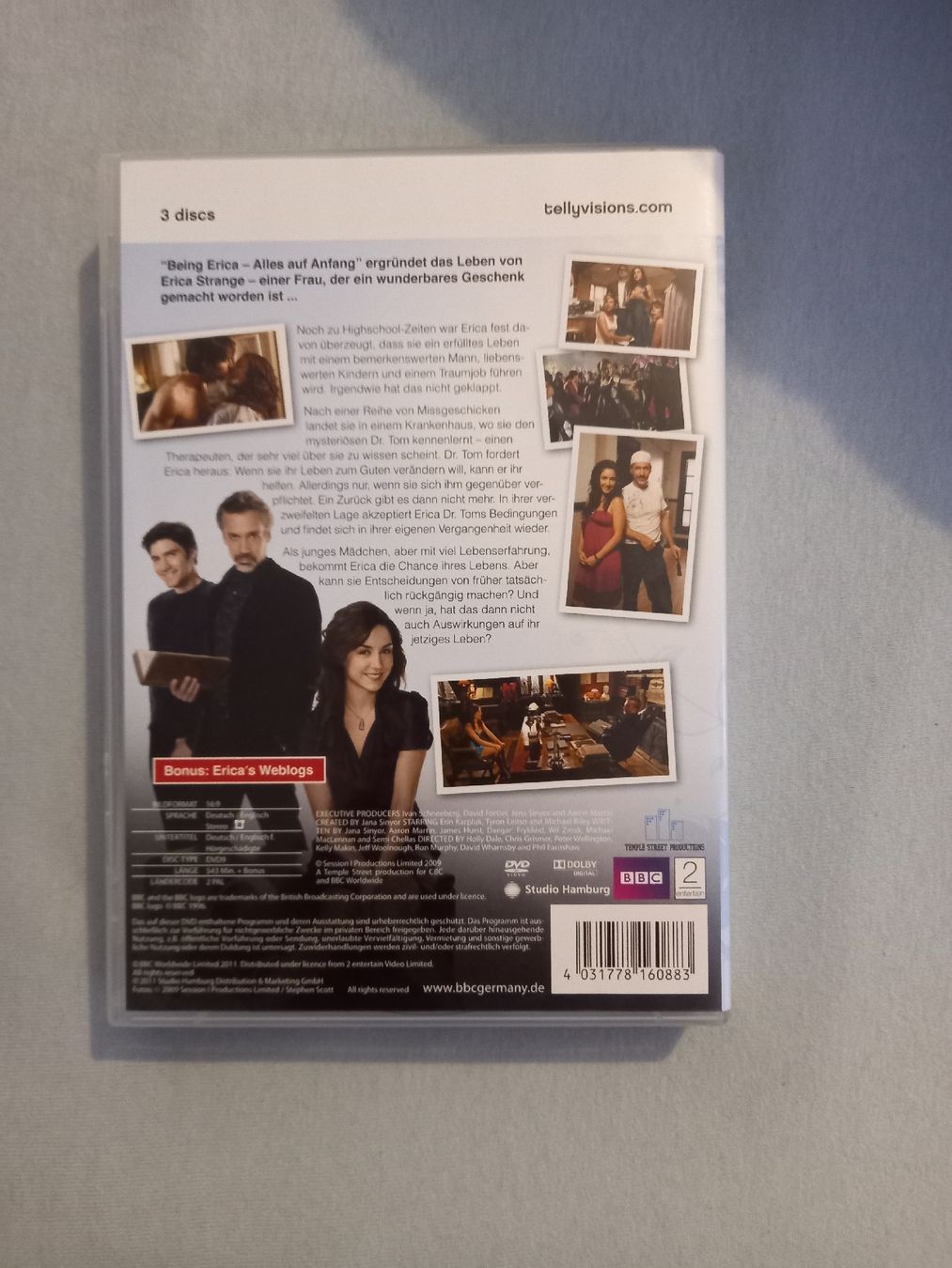 Alle DVDs: Being Erica - Staffel 1 - DVD – Gebraucht aus Aarburg von chregi79 1