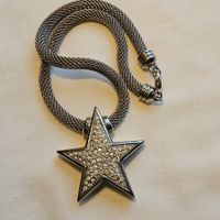 Vintage glamouröse Statement Halskette Collier,  80er Jahre