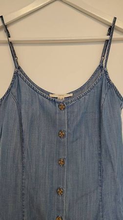 Denim Jumpsuit Grösse S Esprit verstellbare Träger 