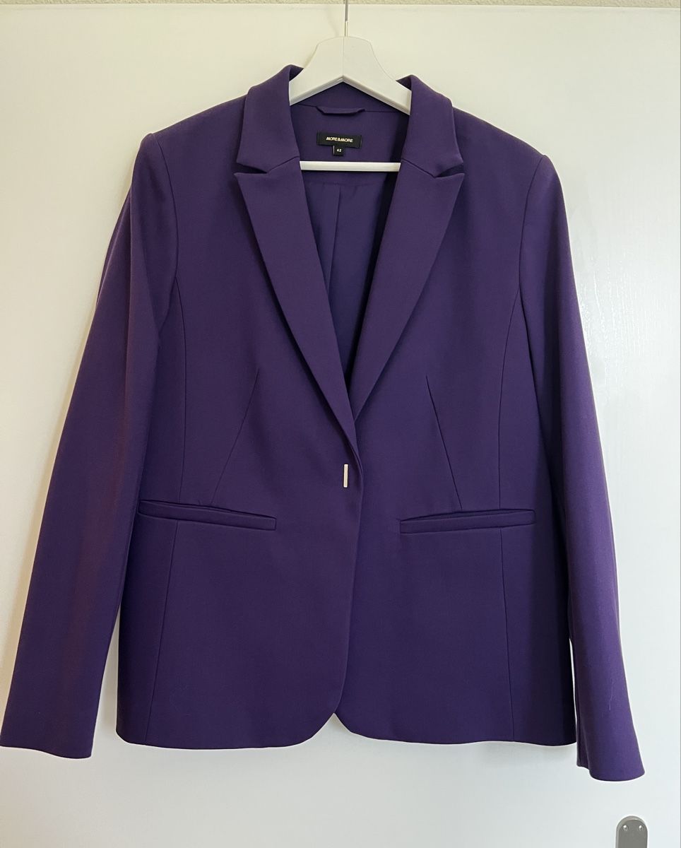 More & More Giacche: MORE & MORE Blazer, Gr. 42, Lila - Schnäppchen! – Nuovo (secondo la descrizione) da Glattfelden venduto da Minoux