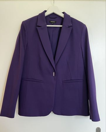 MORE & MORE Blazer, Gr. 42, Lila - Schnäppchen!