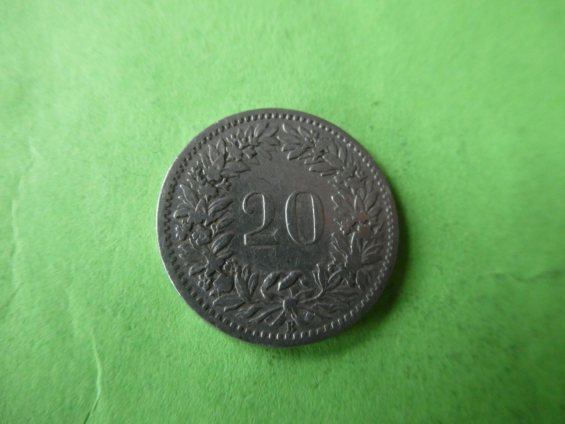 Tutti le monete: Schweiz 1893,  20 Rappen – Usato da Hinterforst venduto da Rohusri 1