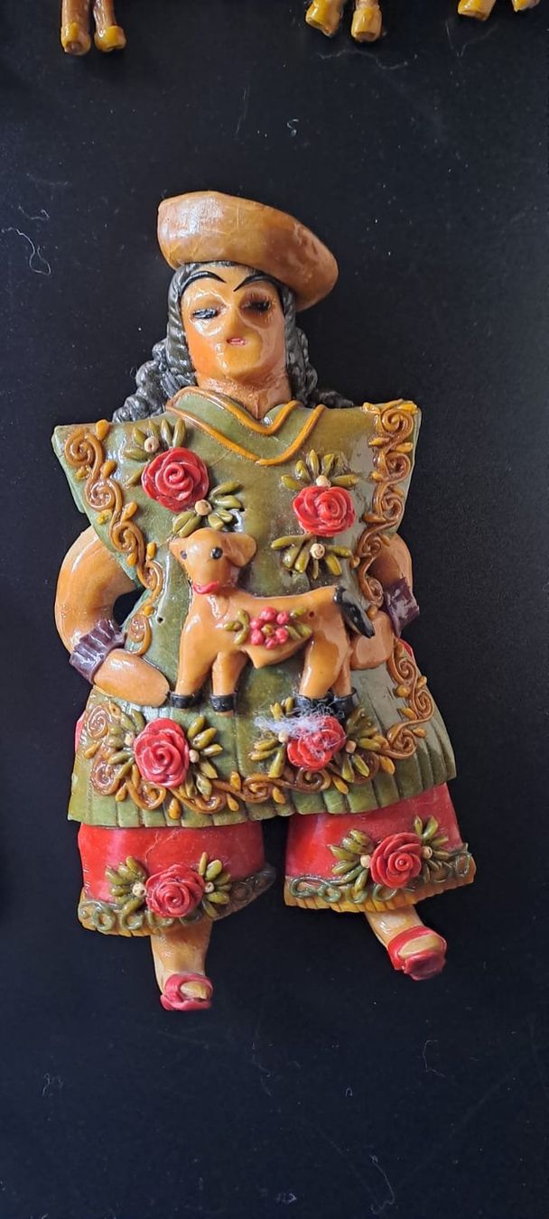 Figuren: 7x Teigfiguren aus Ecaudor – Gebraucht aus Zürich von Michel1896 2