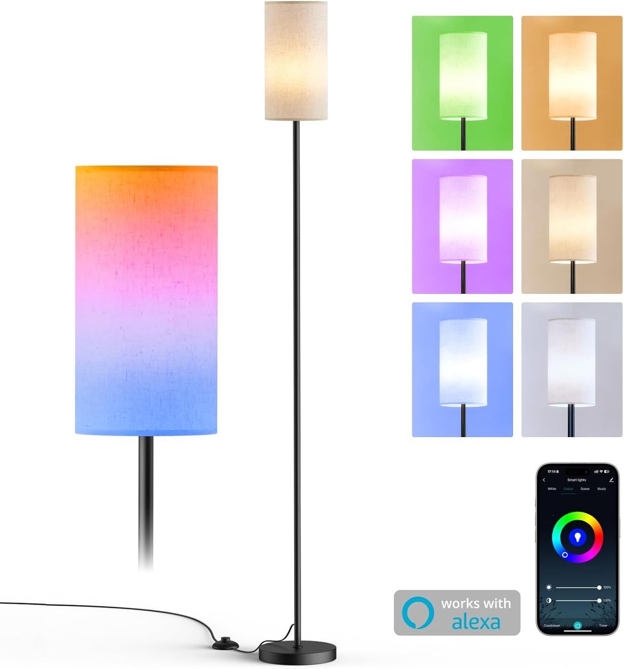 Lampen: RGB Stehlampe – Neu und originalverpackt aus Hundwil von tec_mm27