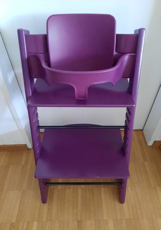 Stokke Tripp Trapp mit Babyset PURPLE Kaufen auf Ricardo