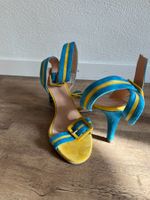 Mega Leder-Sandalen von Guido Maria Kretschmer, Grösse 39