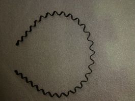 haarschmuck,,,haarband,,,schwarz,,,aus metall