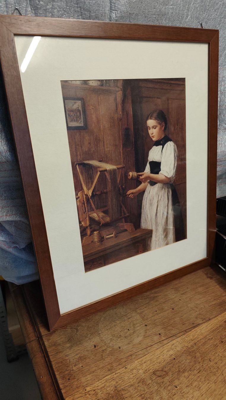 Foto & Immagini: Albert Anker Bild - Am Haspel – Usato da Bern venduto da Buybest24