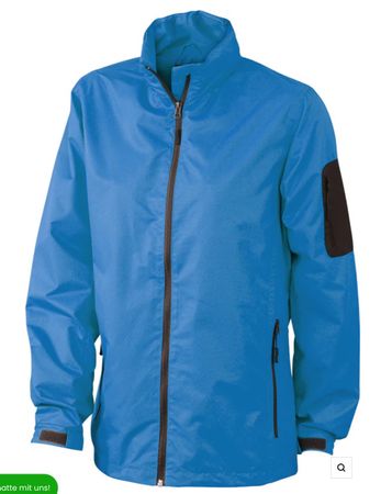 James Nicholson Regenjacke JN1041, Grösse L Blau Herren