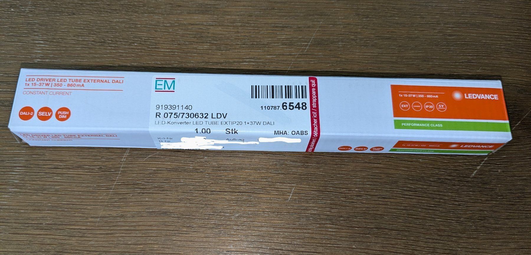 Componenti elettronici: DALI LED Driver Ledvance EXT Konstantstrom – Nuovo e nell'imballaggio originale da Stäfa venduto da a9uzel