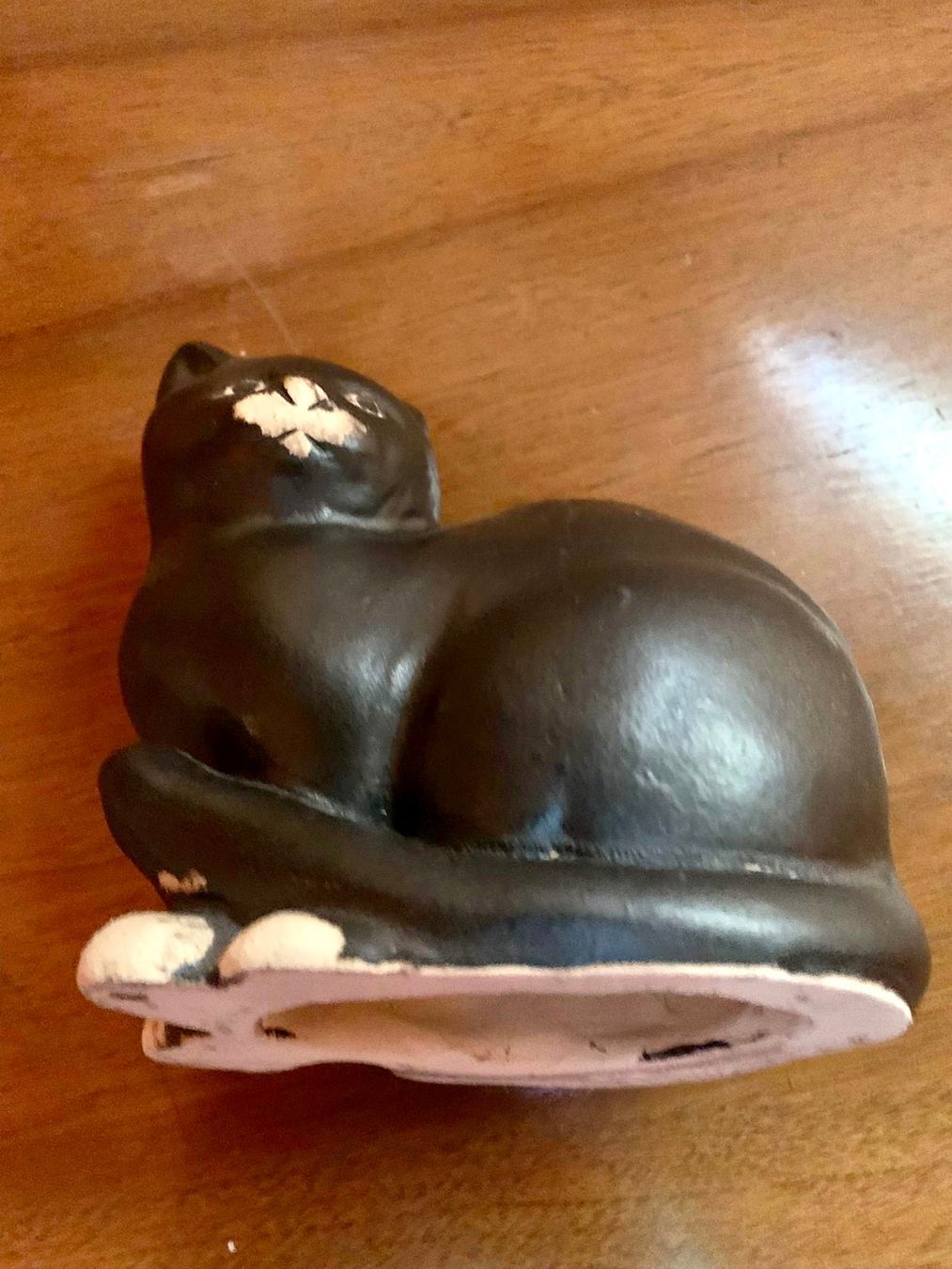 Figurines: schwarze Katze aus Ton Höhe 13.5 cm – D'occasion à Rhäzüns par duudii 3
