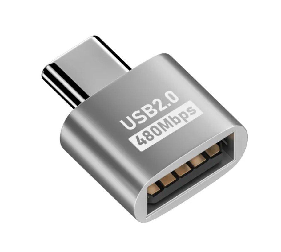 Laufwerke & Adapter: USB C auf USB A Lade und Daten Adapter Stecker Fast Charge – Neu und originalverpackt aus Lotzwil von Breakray