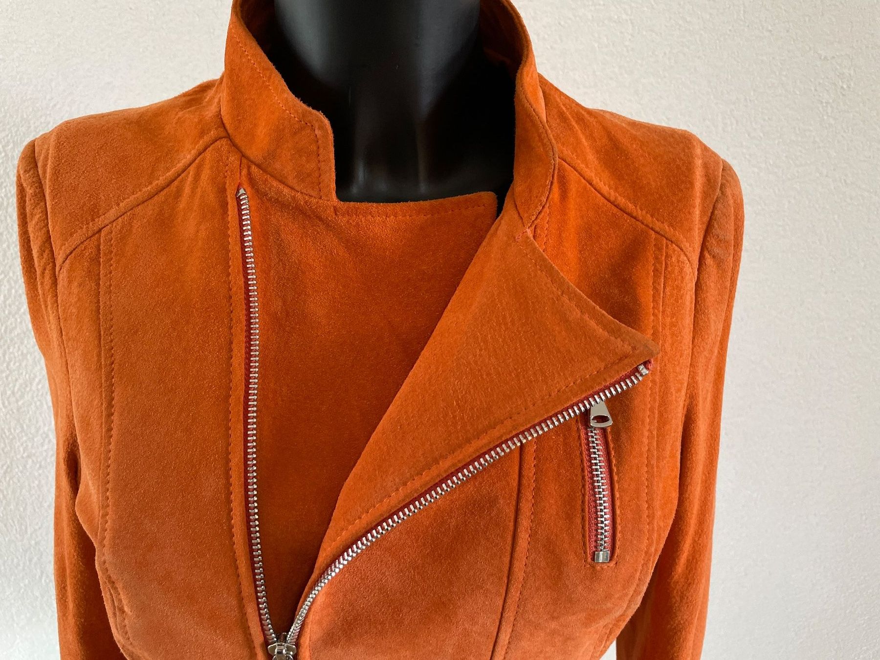 Alba Moda Giacche: Lederjacke ALBA MODA Gr.36 orange – Usato da Hämikon venduto da schneider.petra 1