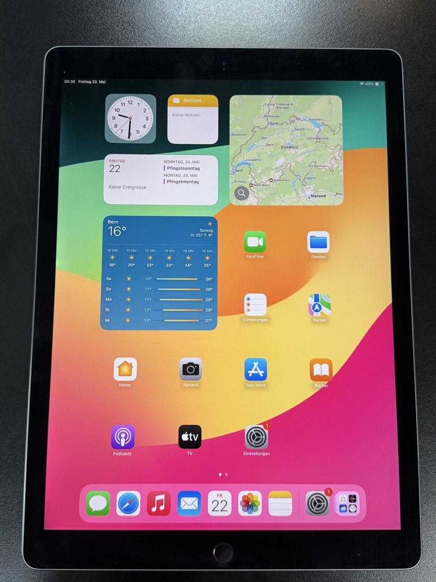 Apple Tablet PC: iPad Pro 12.9 2 Generation WiFi und Cellular space Gray – Usato da Zürich venduto da Handycaree 1