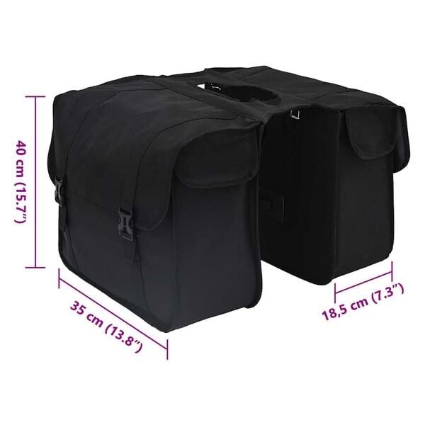 Borse: Sac à vélo Noir 40 x 18.5 x 35 cm Polyester – Nuovo e nell'imballaggio originale da Palézieux venduto da bantouklan1 8