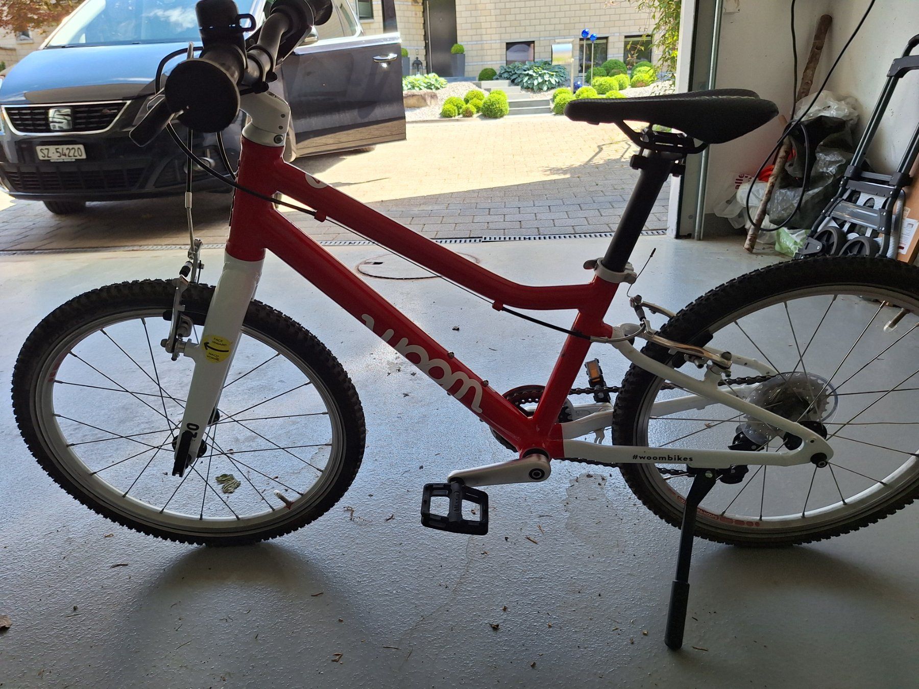 Woom Biciclette: Woom 4 Rot Kindervelo – Usato da Wilen b. Wollerau venduto da athorpe