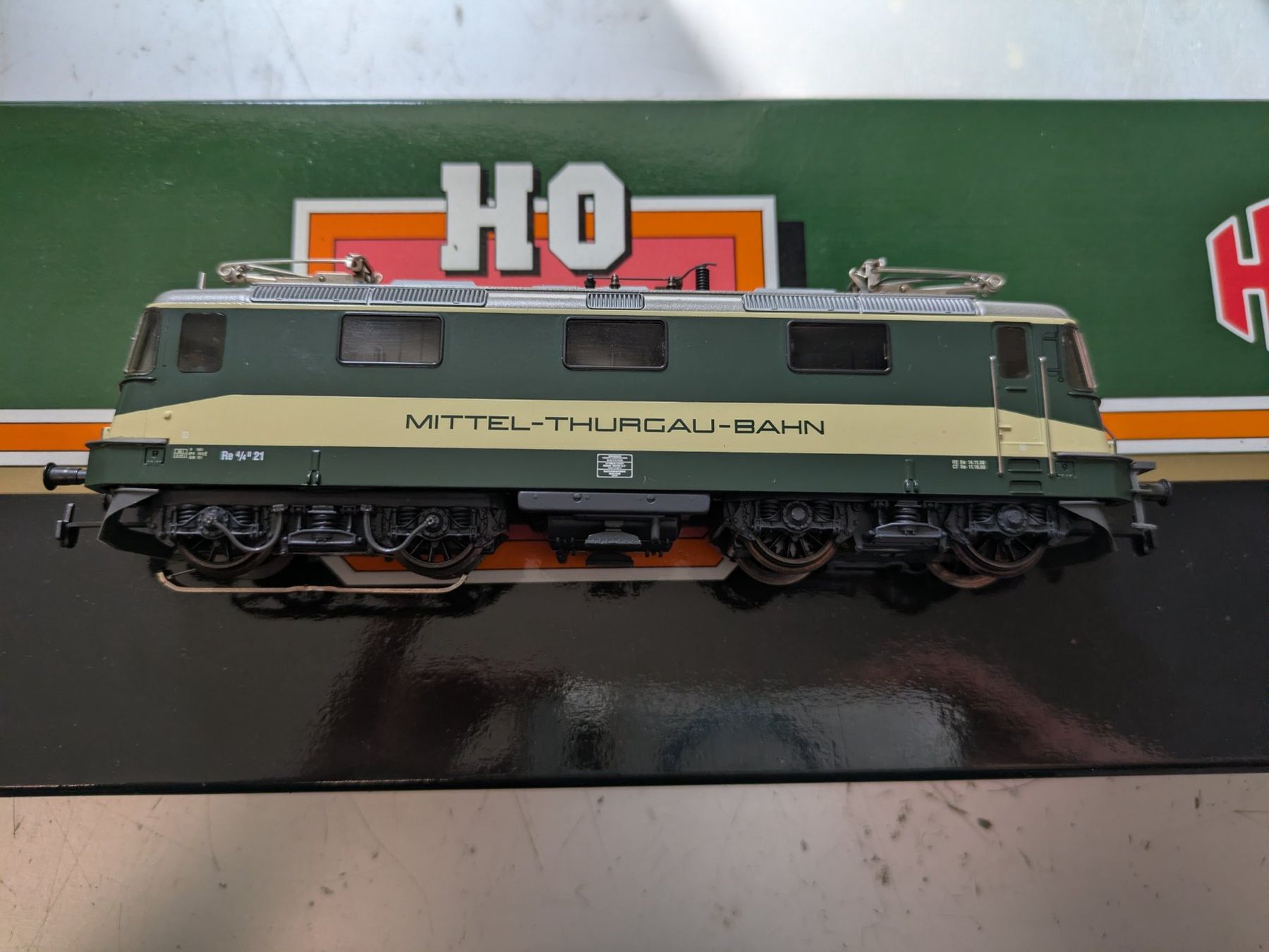 Hag Trains électriques: HAG 176 E-Lok Re 4/4 II der MThB – Neuf (Voir description) à Lohn SH par Gitane0