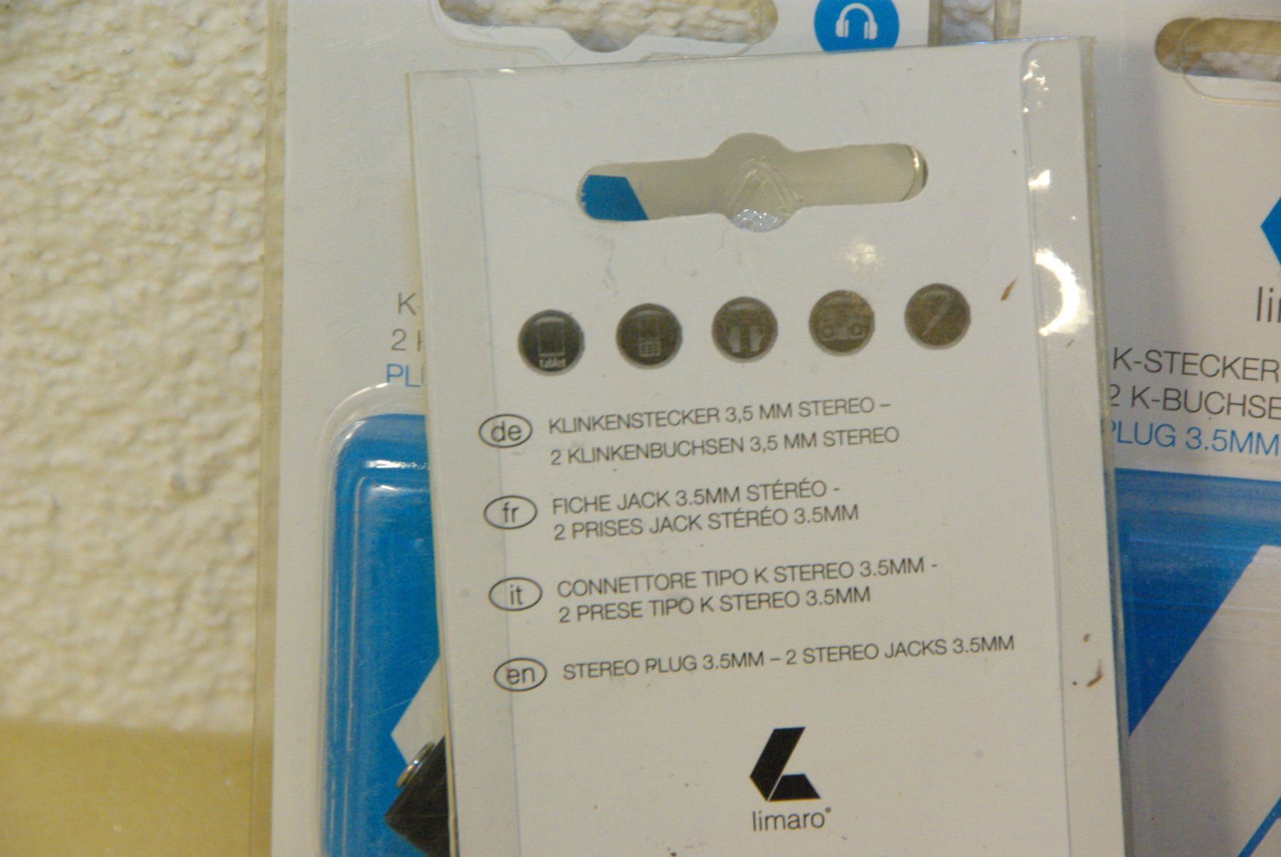 Unità & Adattatore: 3x K-Stecker 3.5mm - Stereo von limaro – Nuovo e nell'imballaggio originale da Herisau venduto da Cevianer1844 5