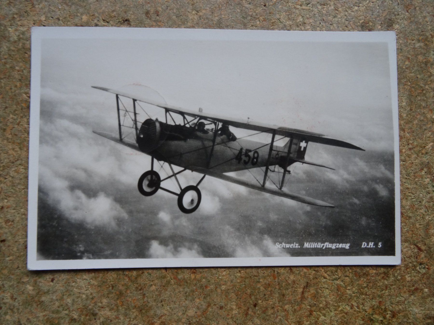 Cartoline postali: alte Flugpost-Ansichtskarte gestempelt 28.8.1932 – Usato da Lupfig venduto da Buerkli20