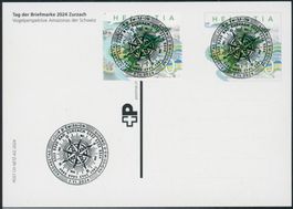 2024 - Tag der Briefmarke - Blockausschnitt Combo Karte Voll