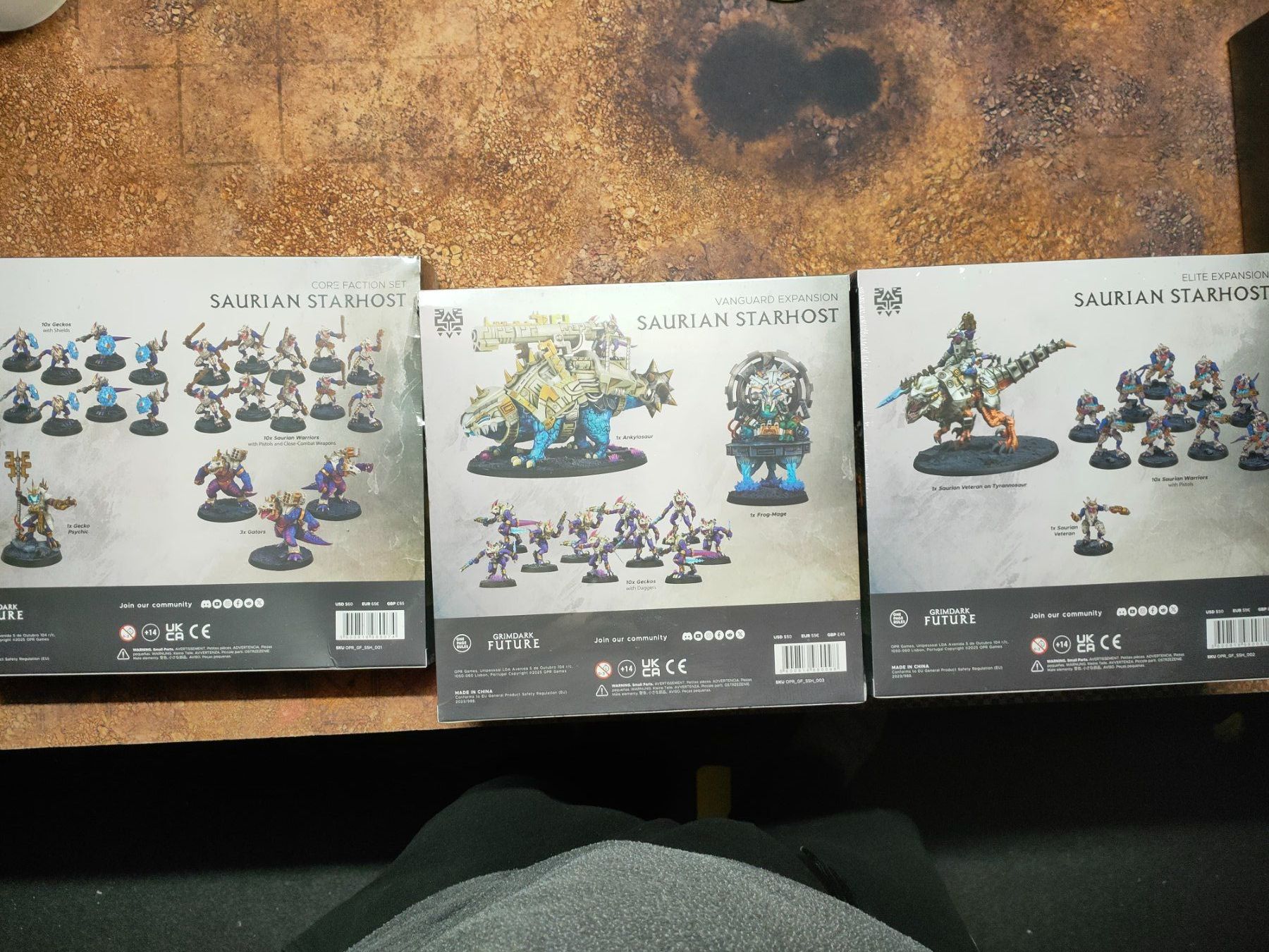 Spiele: Saurian Starhost OPR One Page Rules,Alternative zu Warhammer – Neu und originalverpackt aus Baden von Araneus 1