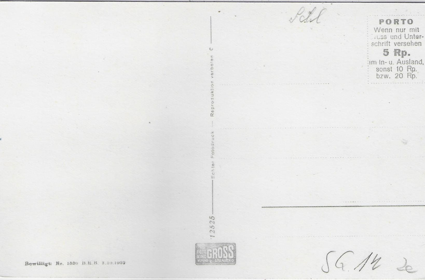 Cartoline postali: Hemberg mit Säntis um Frühling – Usato da Ettingen venduto da Kartenplanet 1