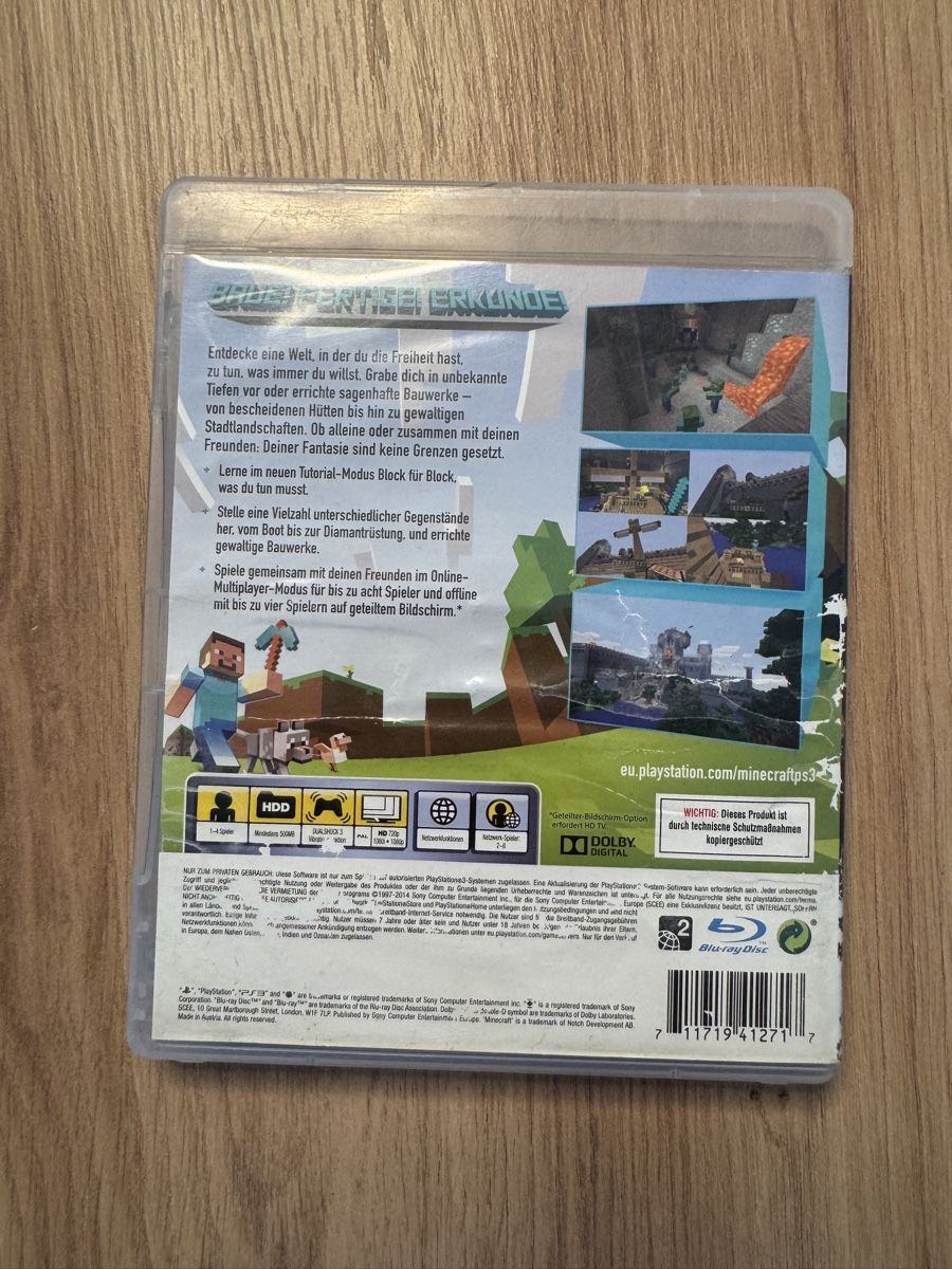 Sony Giochi: Minecraft PlayStation 3 Edition Spiel – Usato da Biberist venduto da etesummer 1
