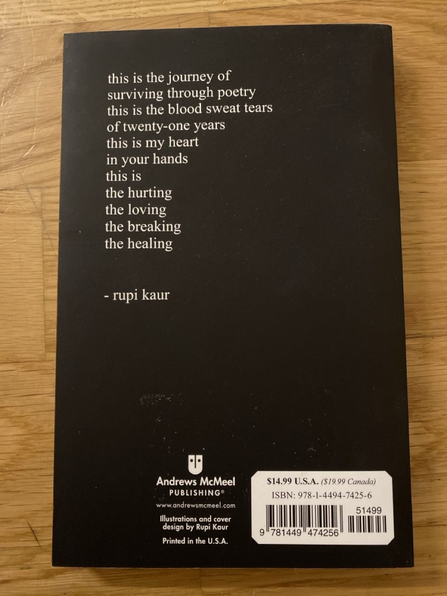 Libri: milk and honey - Rupi Kaur – Nuovo (secondo la descrizione) da Schmerikon venduto da tam_k9vb 1
