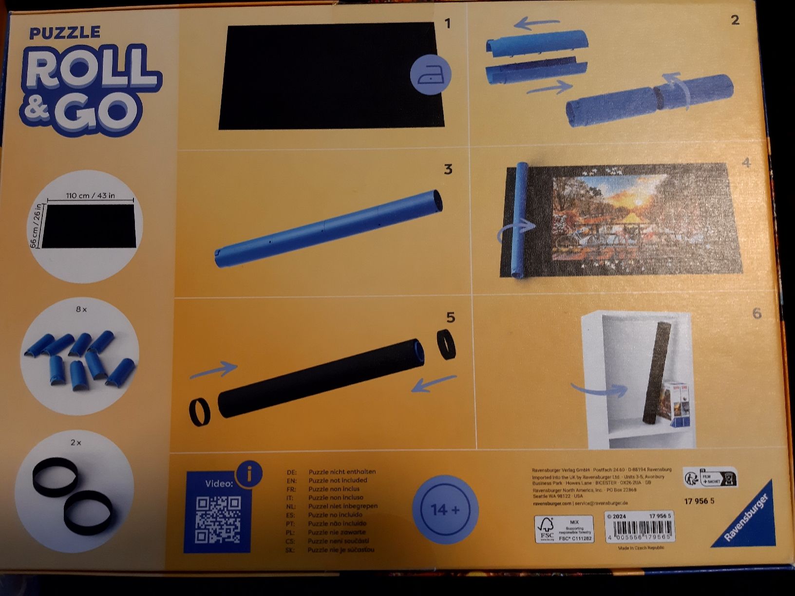 Ravensburger Puzzle: Puzzle Roll & Go Ravensburger, complet, comme neuf! – Usato da Fully venduto da Kalya 1