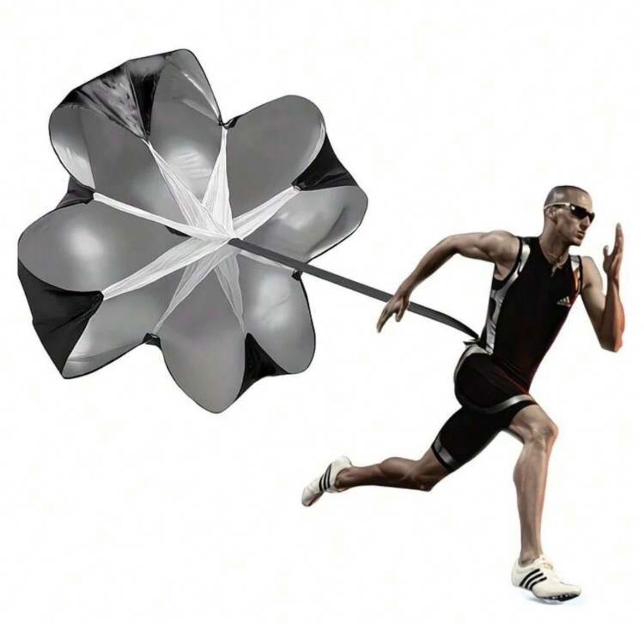 Hometrainer: Trainingsschirm Geschwindigkeitstraining neu 115cm – Neu und originalverpackt aus Emmenbrücke von engueteDeal