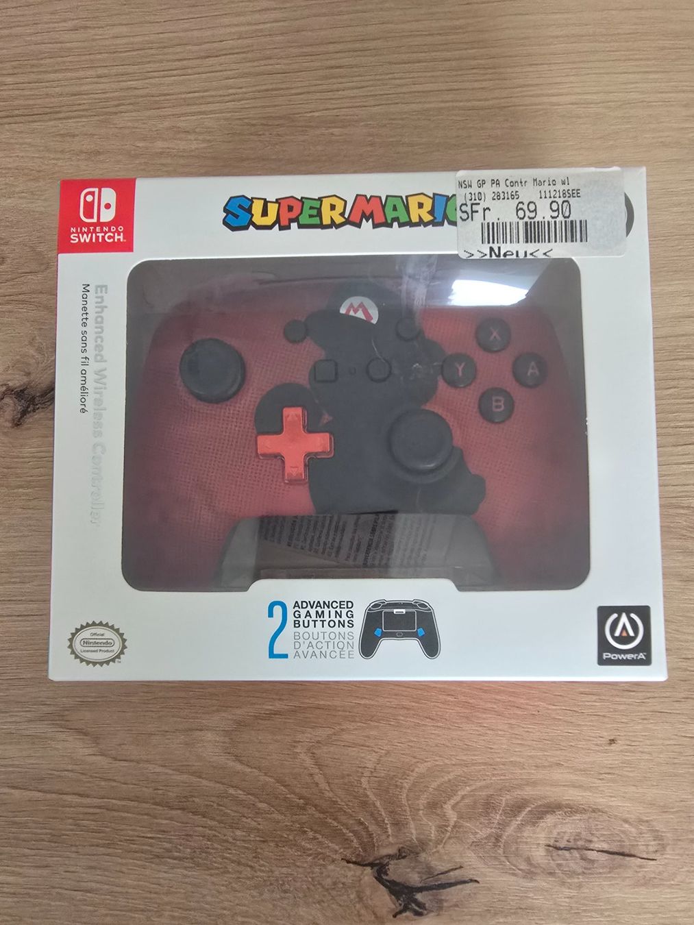 Controller: Nintendo Switch PowerA Controller Super Mario mit OVP – Usato da Chur venduto da 1996hiphop