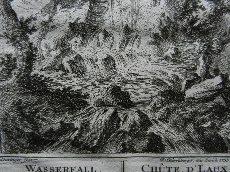 Gravures: Erlenbach Wasserfall – D'occasion à Risch par Rischli15 7