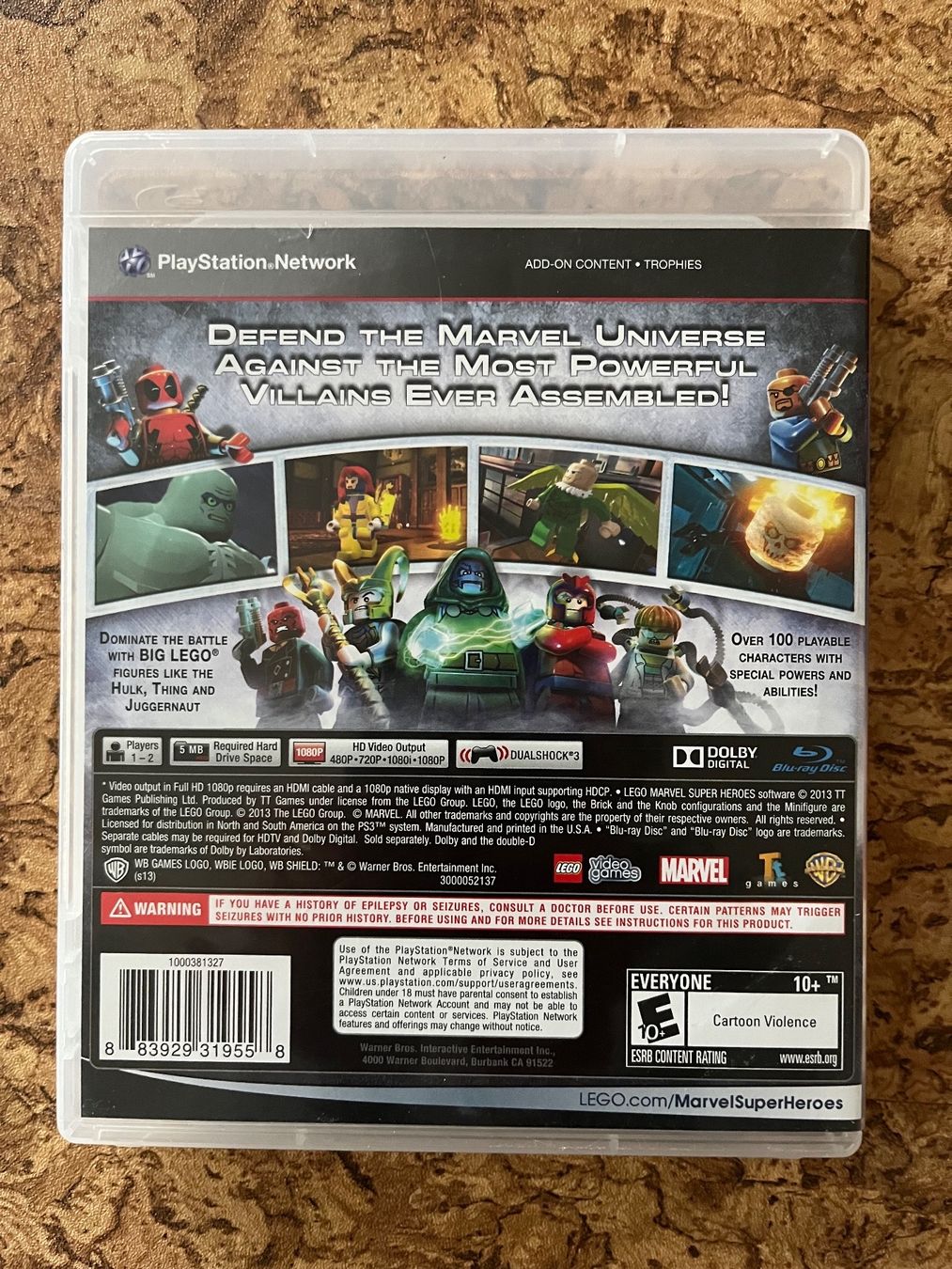 Marvel Giochi: Ps3 Lego Marvel Super Heroes – Usato da horn venduto da amazona01 2