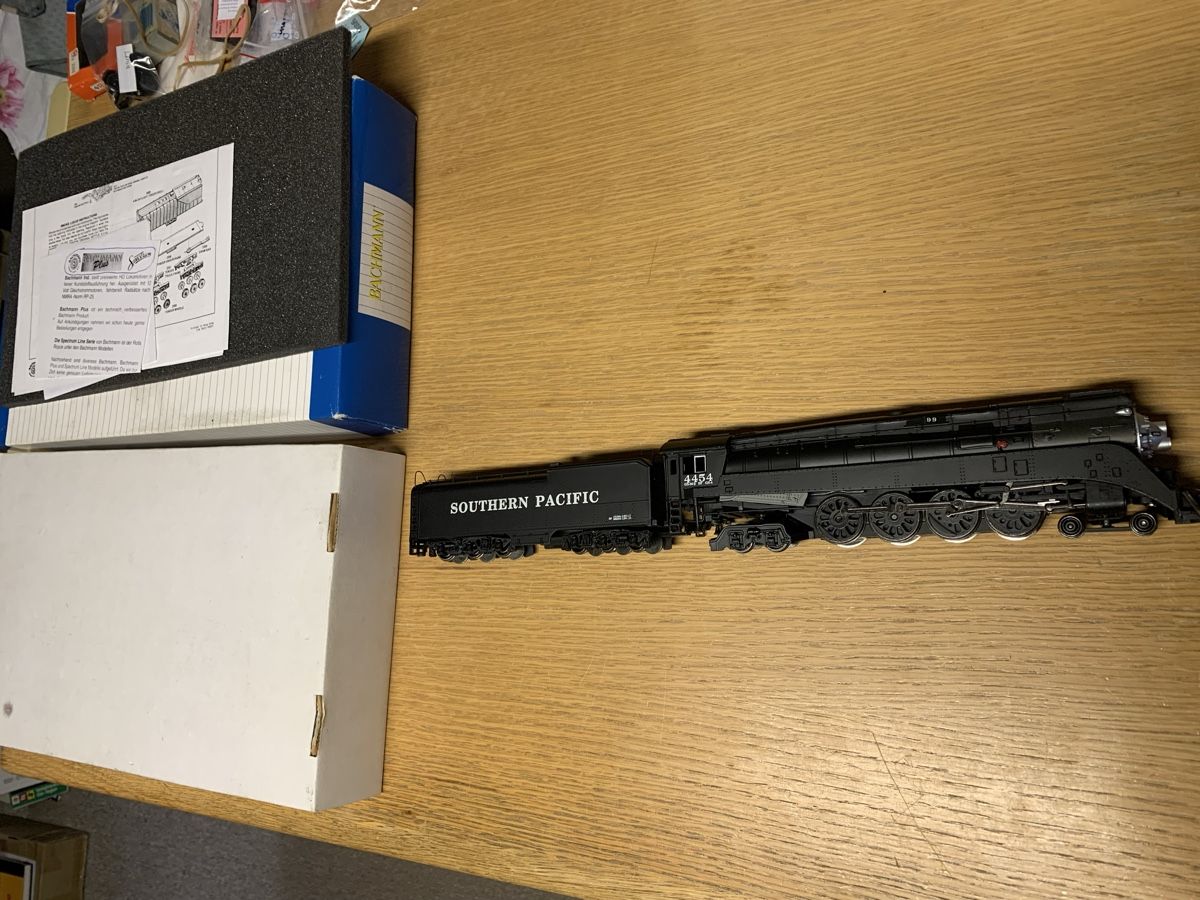 Modelleisenbahnen: Bachmann USA Dampflok DC,analog,Black Silver,H253 – Gebraucht aus Winden von EmilNeu