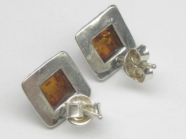Ohrringe & -stecker: Ohrringe Ohrstecker Silber 925 Bernstein – Gebraucht aus Ermatingen von Decovin 3
