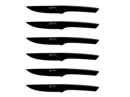 Björn Steakmesser 6 Stück Schwarz - Skarpur Set