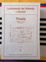 1215 Thusis🌞1:25'000 Landeskarte der Schweiz