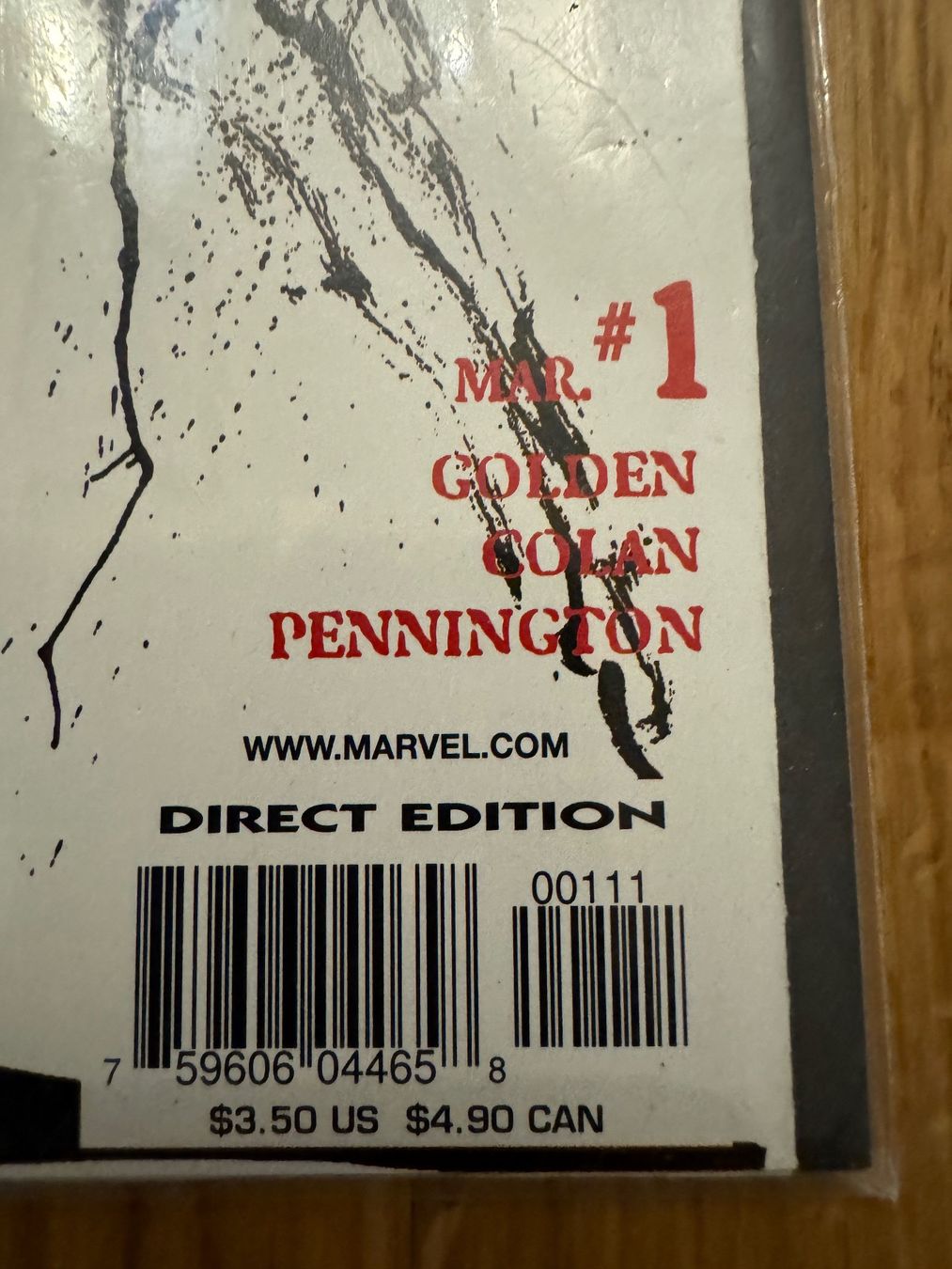 Fumetti: Marvel Comic BLADE #1 Direct Edition – Nuovo e nell'imballaggio originale da Adlikon b. Regensdorf venduto da microman165 2