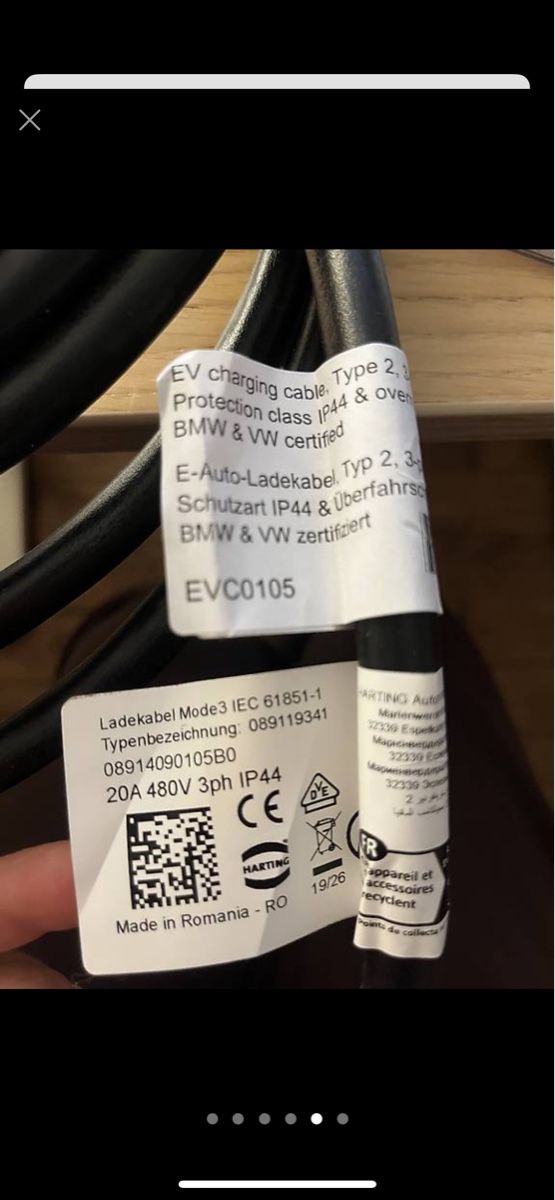 Cavi: Harting Ladekabel 5m Mode 3 Typ 2 – Nuovo (secondo la descrizione) da Zürich venduto da lea_8j6n 4