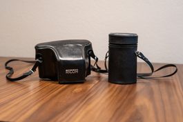 Ricoh XR2 Analogkamera mit 2 Objektiven und Cases