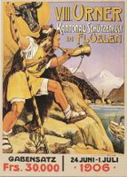 Ansichtskarte Repro Plakat 1906 Biregg Verlag